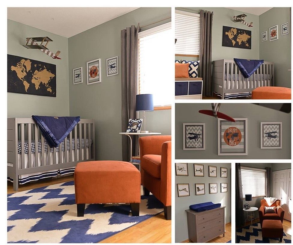 This is an example of a transitional kids' room in Minneapolis.