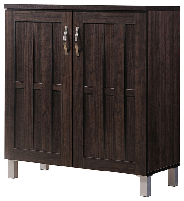 Excel Modern and Contemporary Dark Brown Sideboard Storage