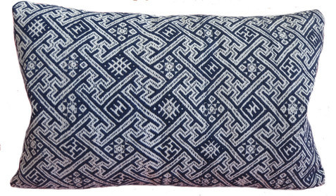 Indigo Pillows, 100% Linen, Wedding Blanket Pillows