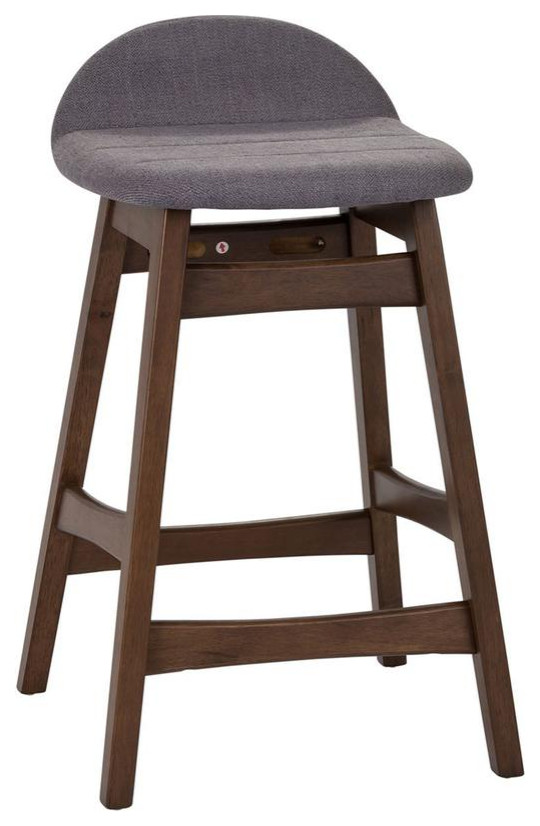 24 Inch Counter Chair Grey RTA Contemporary Bar Stools And   Home Design 