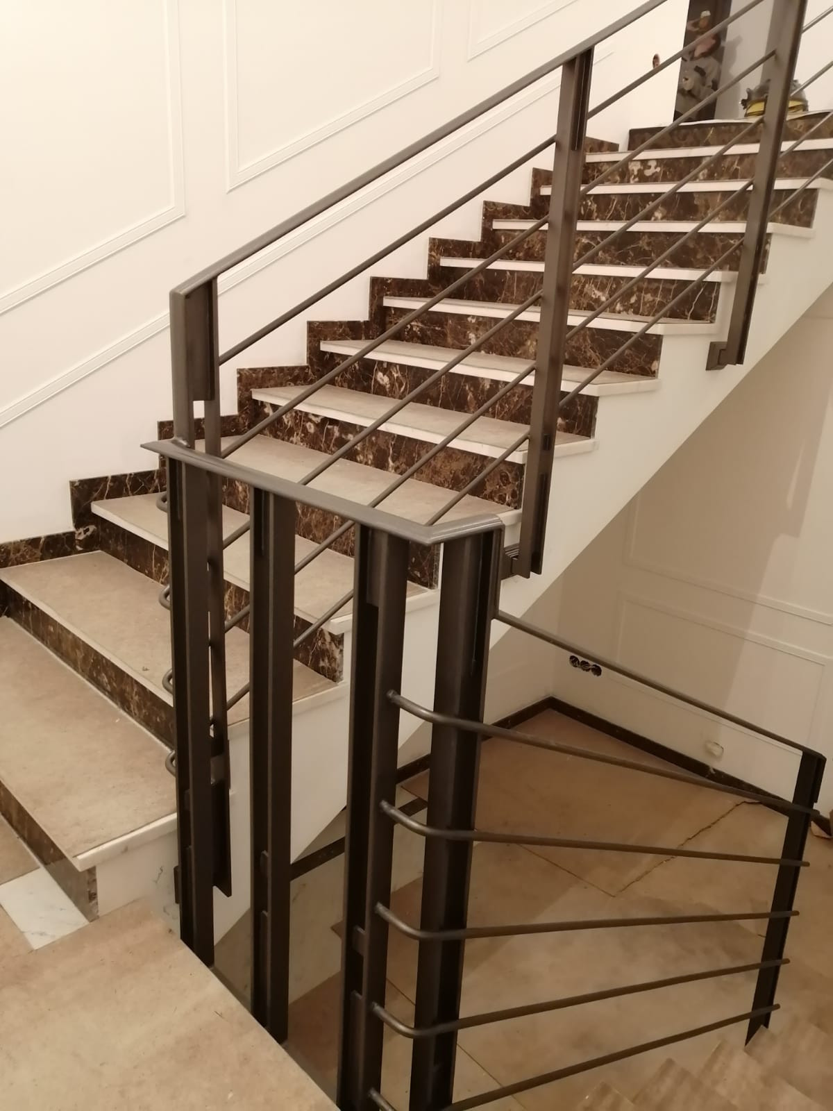 Перильное ограждение по проекту дизайнера