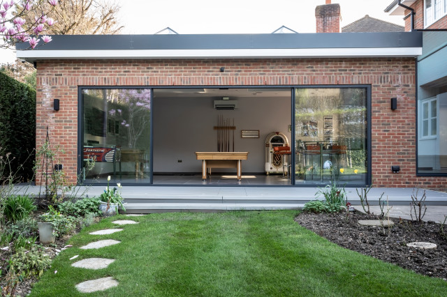 Esher contemporary-vardagsrum