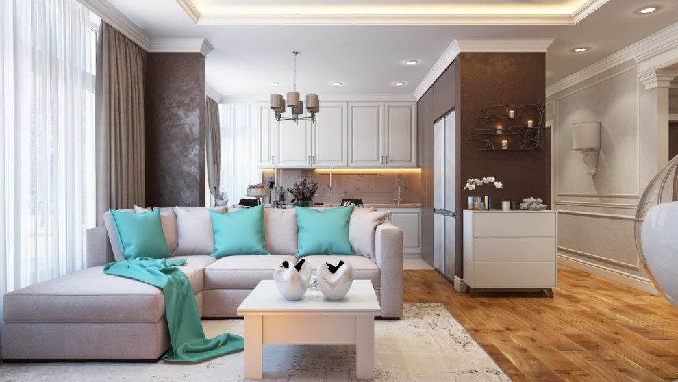 ЖК Одинбург, 3 комнаты, 80 м²