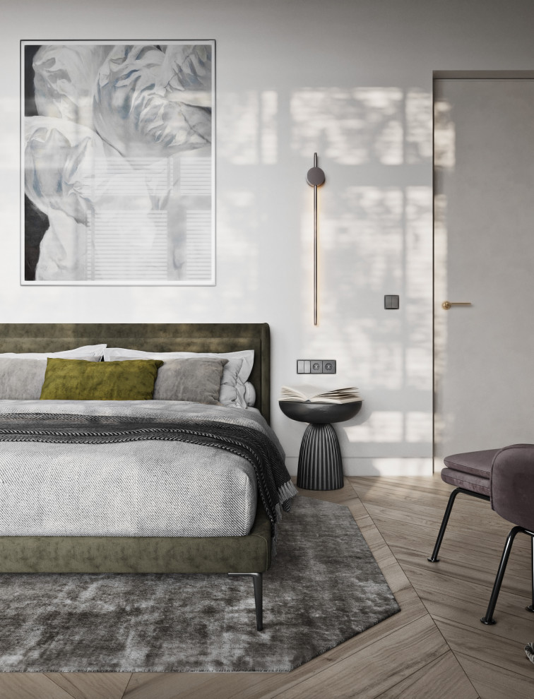 Гостевая спальня в таунхаусе в поселке Новорижский, 277 м2