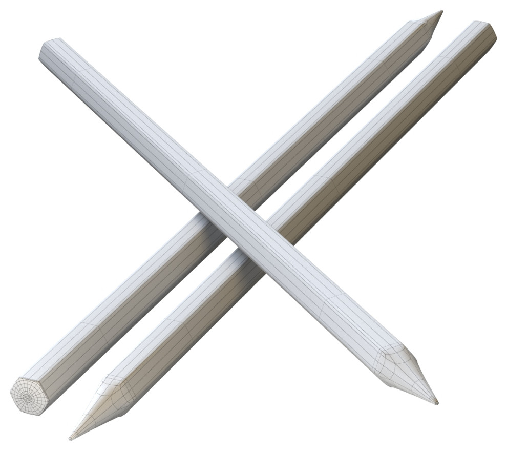 3д моделирование и визуализация карандашей KOH-I-NOOR