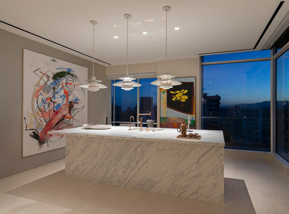 The Collector Penthouse - Contemporary - Home Bar - Los Angeles - by ...