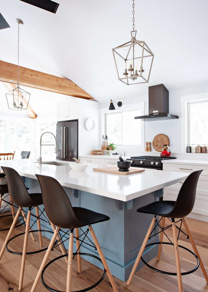 Transitional kitchen photo in Toronto