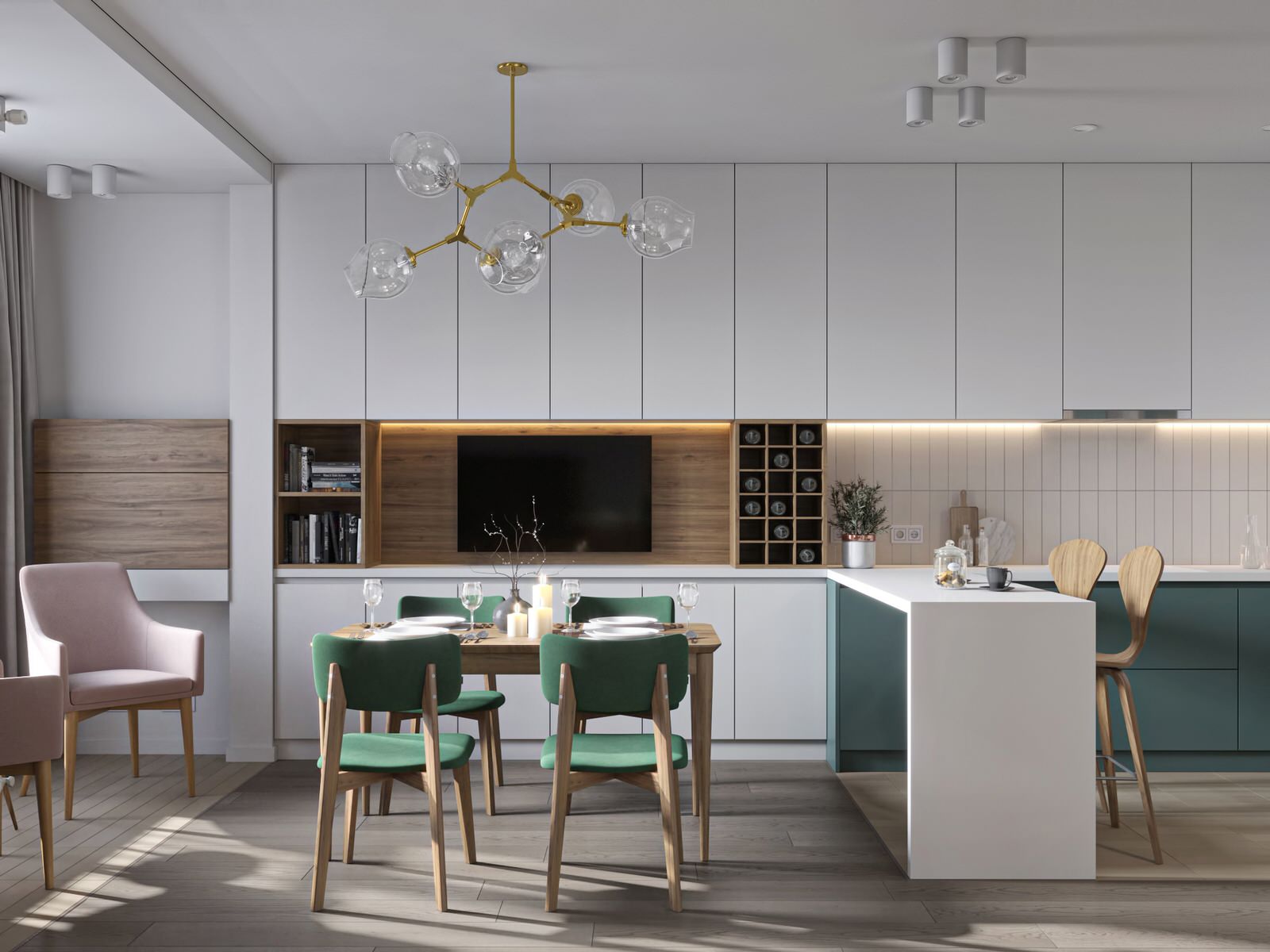 Интерьер в ЖК "Green park"