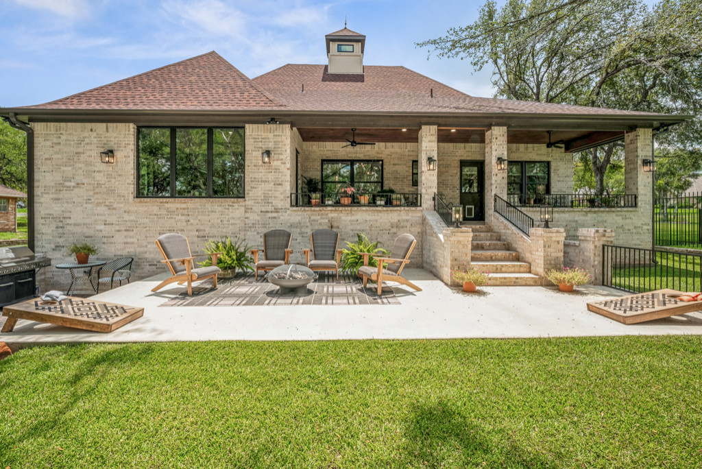 Rear patio