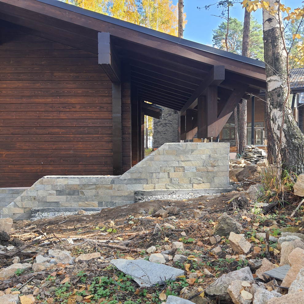 Баня из клееного бруса