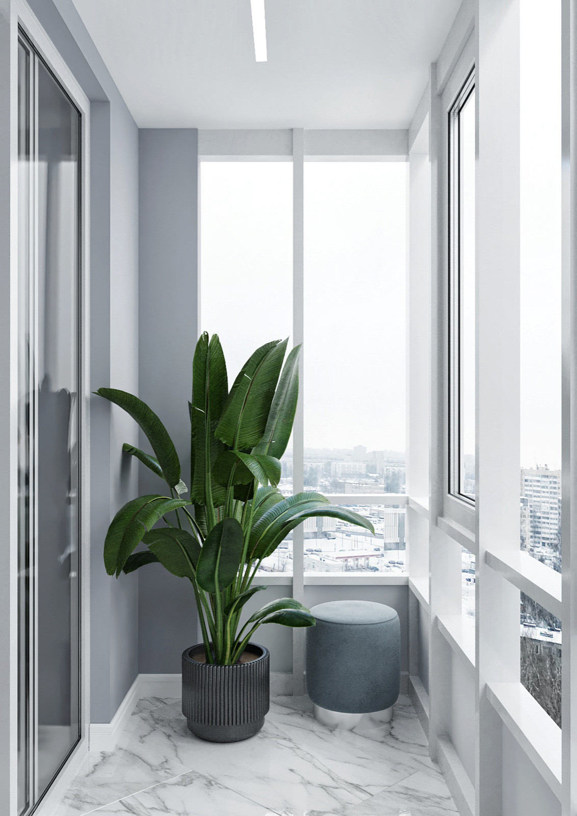 Проект двухкомнатной квартиры 65 кв.м.