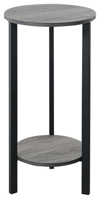 Graystone 31 Inch 2 Tier Plant Stand