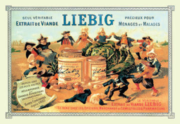 Meat Extract Advertisement - Liebig 12x18 Giclee on canvas