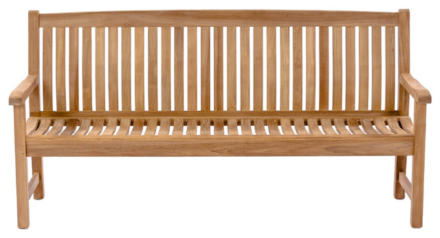 Veranda 6 Bench With Cushion Tangerine