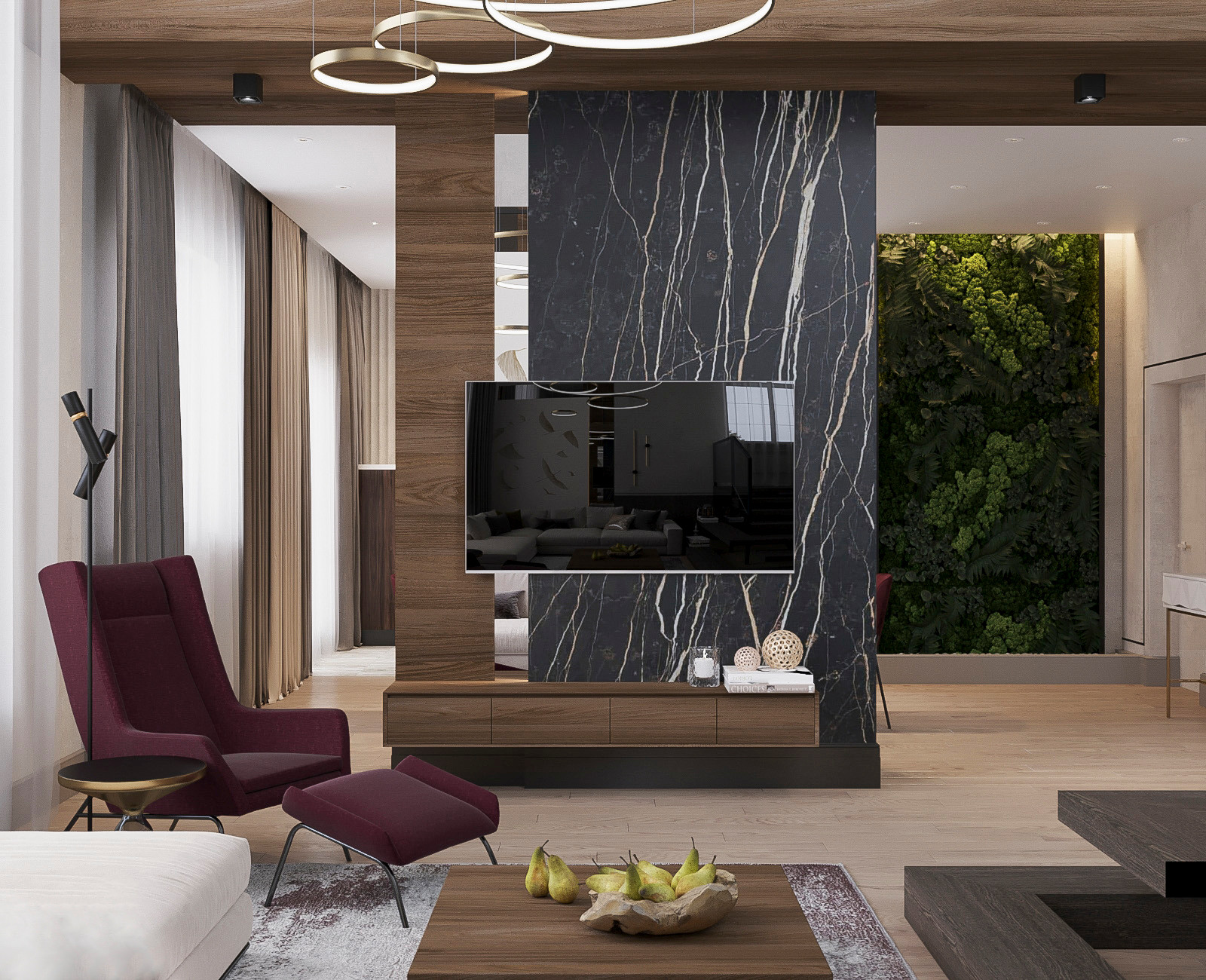 65,11 м2, кухня-гостиная в доме, Ивановская обл.