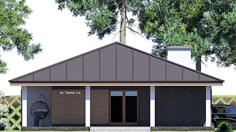 Проект одноэтажного дома 13х16м S161м2 F-17450