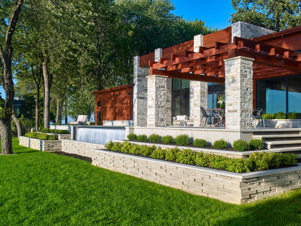 Contemporary exterior home idea in Philadelphia