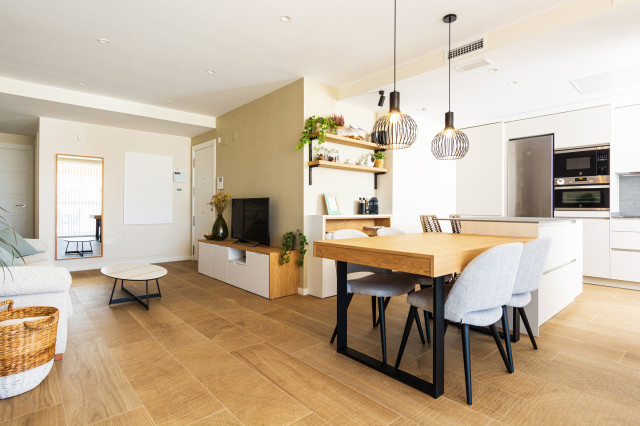 Unir la cocina al salón - Contemporary - Dining Room - Other - by ...