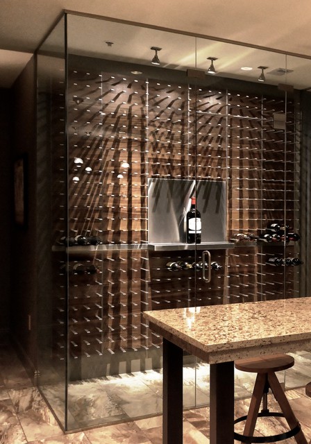 Modern Wine Storage Design - STACT Modular Wine Wall System - Modern - Wine  Cellar - Vancouver - by STACT Wine Displays Inc. | Houzz AU