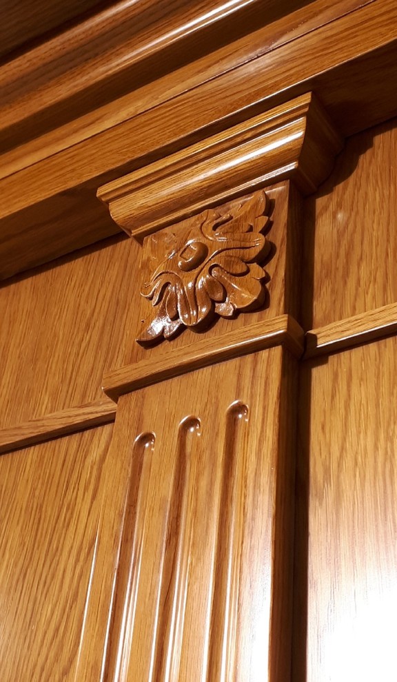 Стеновые панели из ценных пород древесины