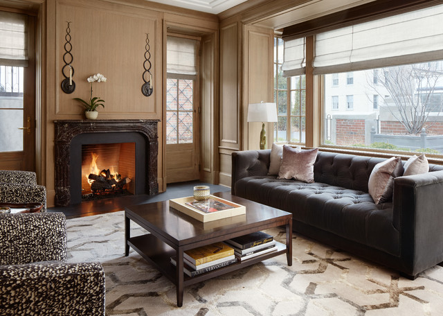 Penthouse Chic contemporary-vardagsrum