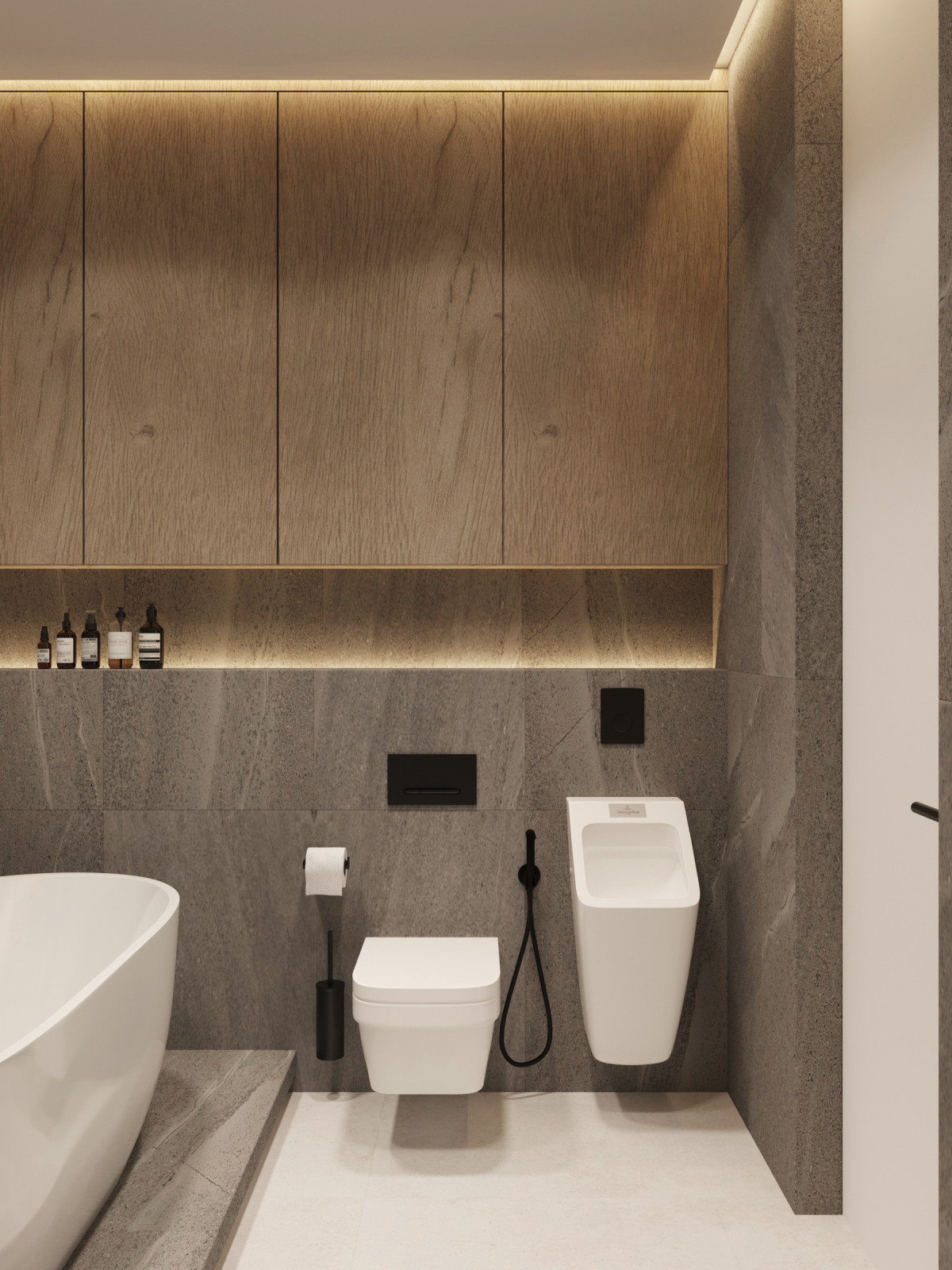 Современная квартира с видом на лес