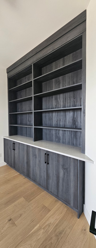 Sintered Stone Countertops and Cabinets, Book Shelf, Vanities