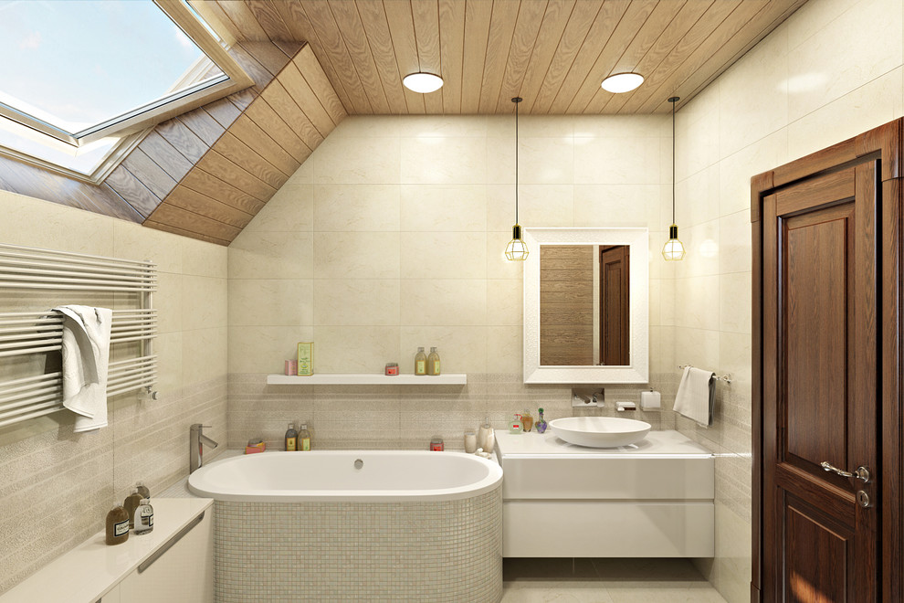 Дизайн интерьера загородного дома в КП "Витязь"