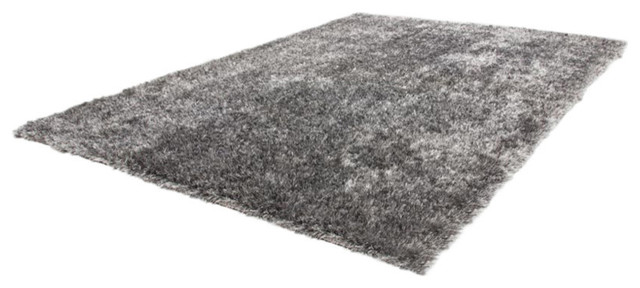 Diamond Shag Rug, Grey White, 160x230 cm