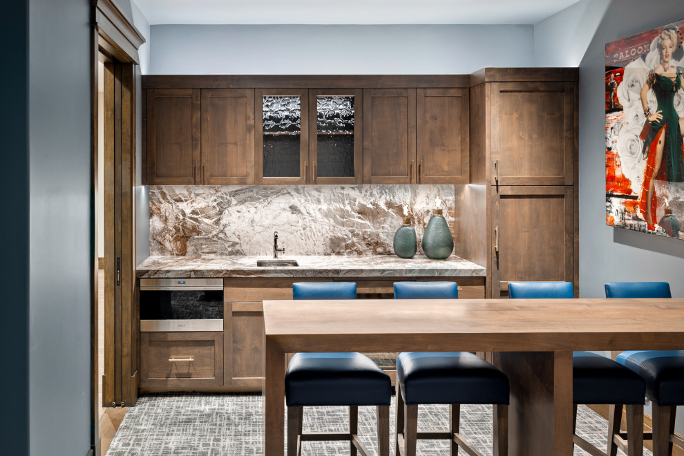 Mountainside Estate - Rustic - Home Theater - Salt Lake City - by Cameo ...