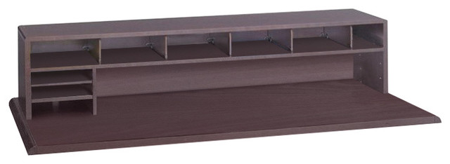 Scranton Co 58 W Low Profile Desk Top Organizer In Mahogany