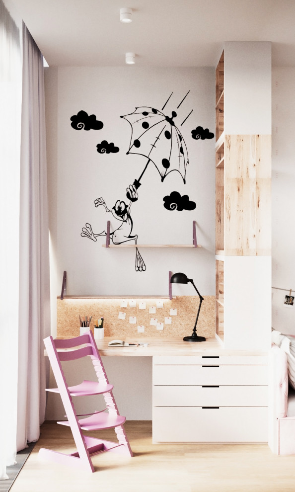 Интерьер квартиры для молодой семьи с тремя детьми