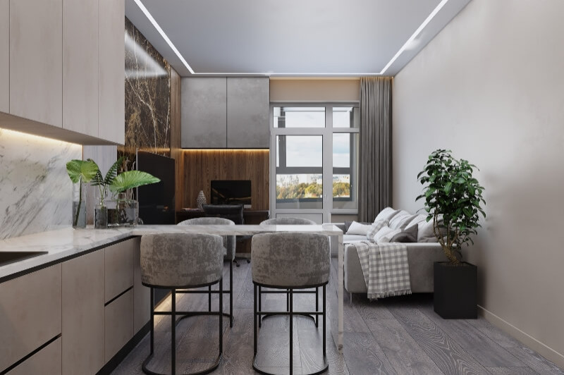 Квартира которую планирут сдавать.