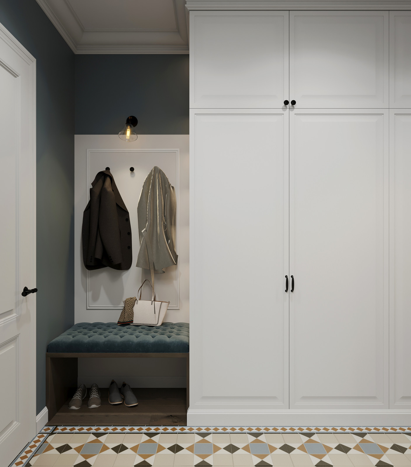 коридор. визуализация