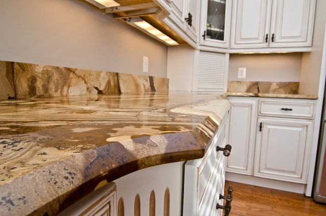 Wood Stone Granite Countertops Traditional Kitchen Dc Metro