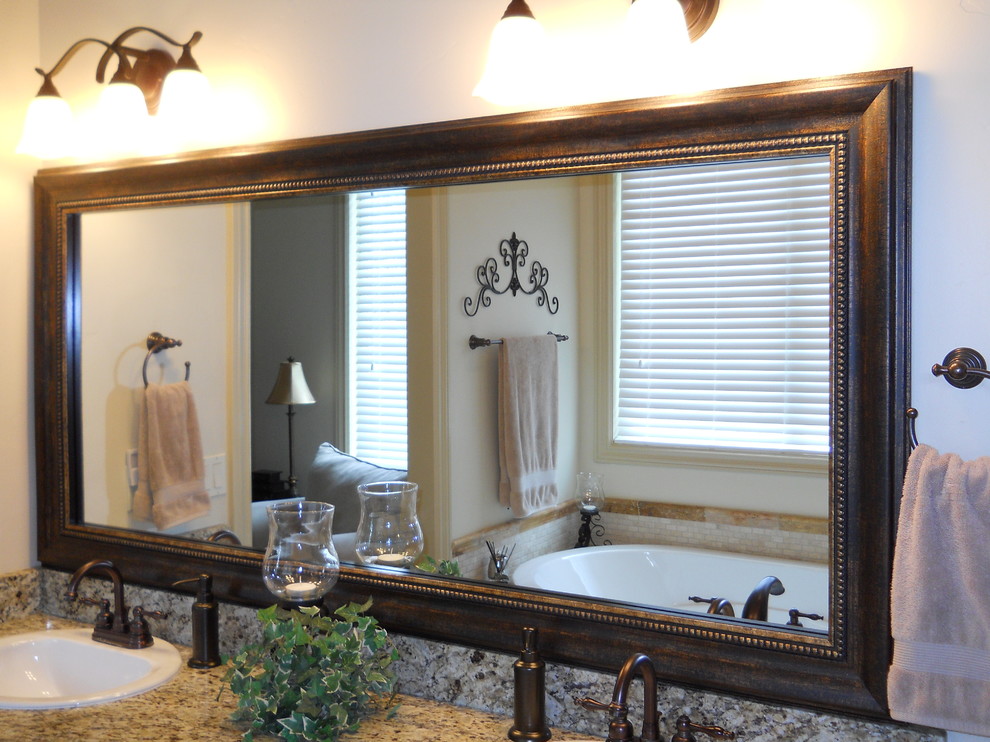 Frames for Existing Mirrors Traditional Bathroom Salt Lake City