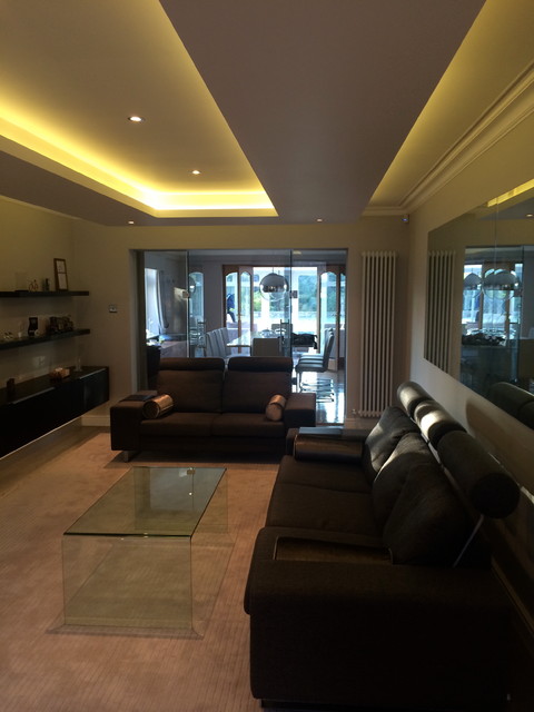Lighting design modern-vardagsrum