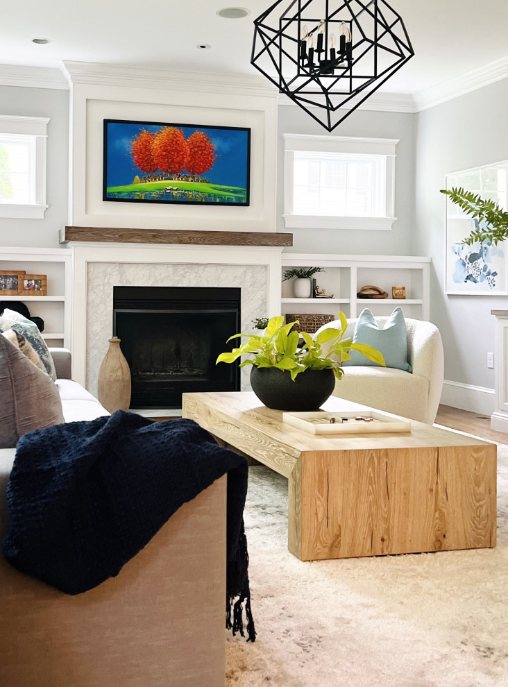 Bright and airy living room