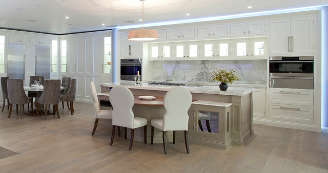 classic painted kitchen - modern - kitchen - other -the
