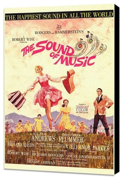 The Sound of Music 27 x 40 Movie Poster - Style A - Museum Wrapped Canvas