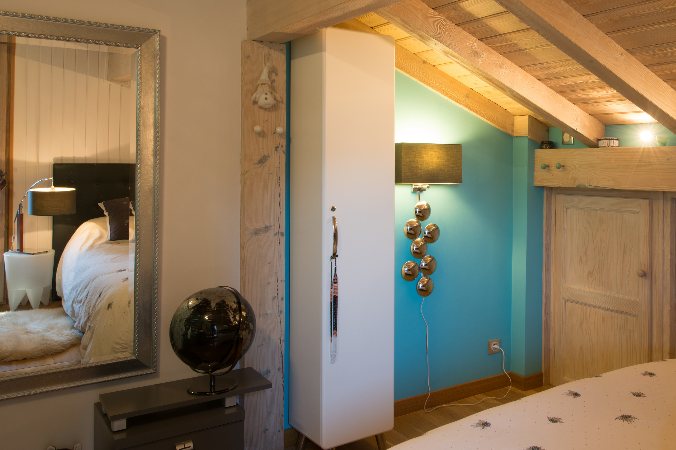 Décoration de chambre chalet à la montagne