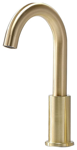 Fontana Commercial Brushed Gold Touchless Automatic Sensor Hands-Free ...