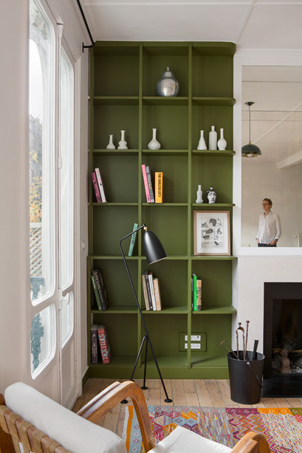 r&eacute;novation d'une maison &agrave; Paris modern-wohnbereich