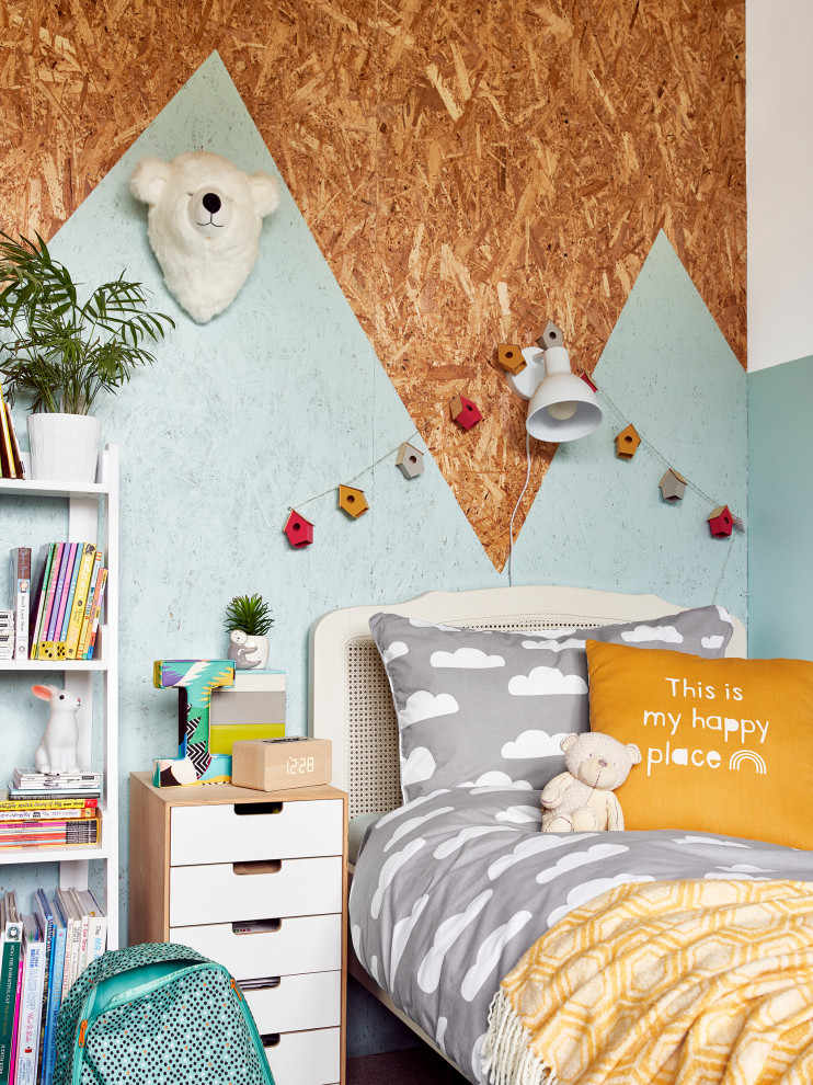 Design ideas for a bohemian kids' bedroom in Other.
