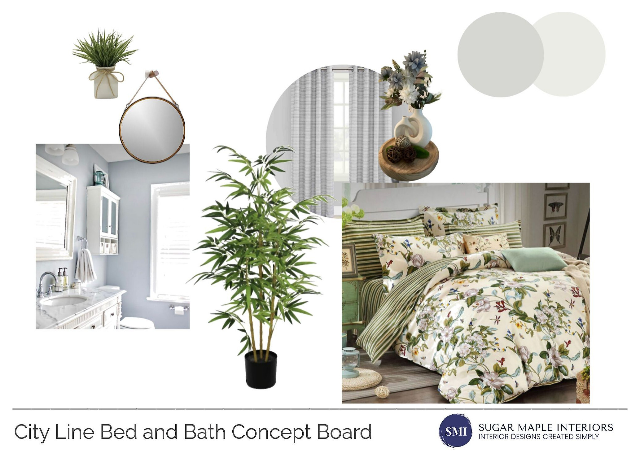 Bed & Bath Concept Board