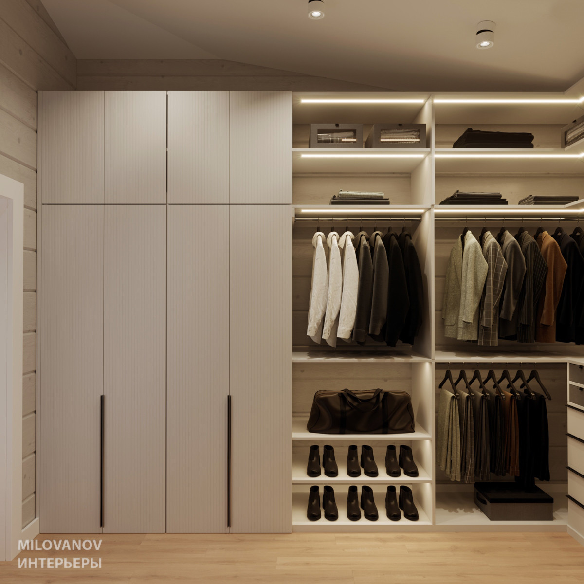 ДОМ ИЗ КЛЕЕНОГО БРУСА