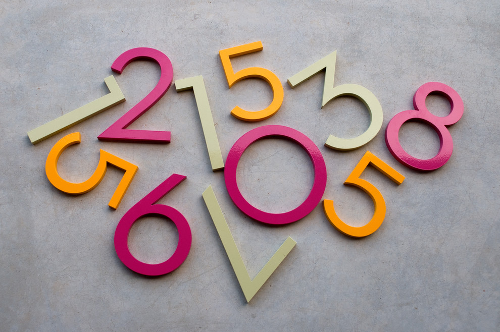 Modern House Numbers