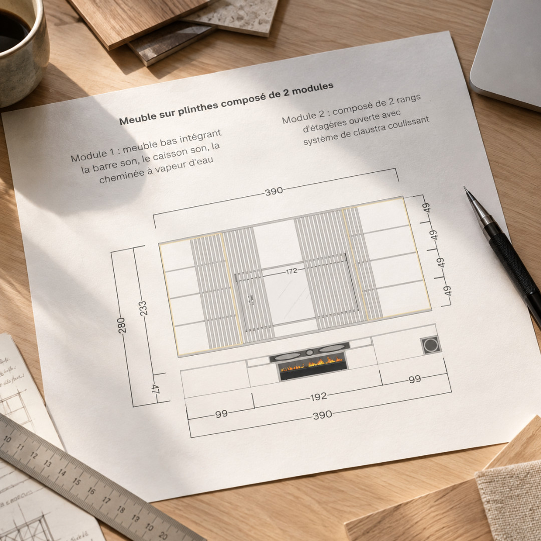 Plan agencement sur mesure DDCA