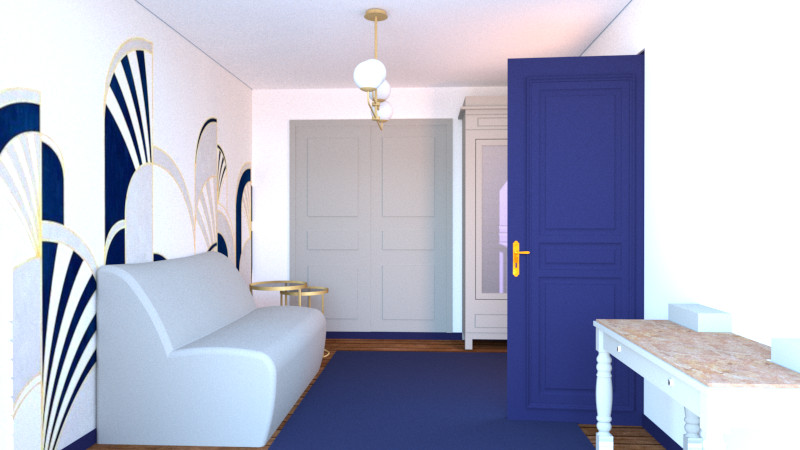 vue 3D chambre