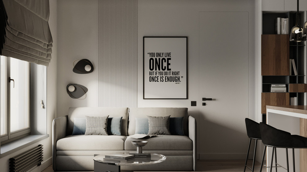 ЖК Shome, стильная небольшая квартира для молодой пары